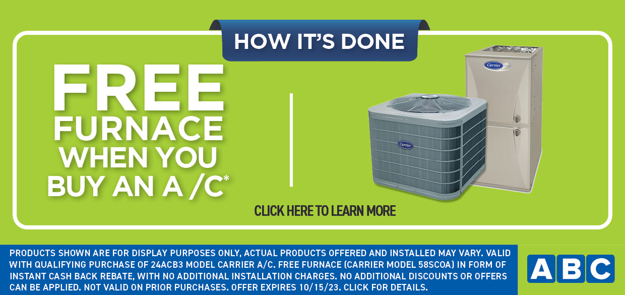 abc heating and cooling specials